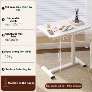 BAIPU | Bàn Laptop Điều Chỉnh Gấp Gọn Đặt Bên Cạnh Giường