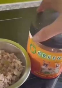 Thức ăn cho Chó GREENABC - Bột bổ sung đủ dinh dưỡng protein 44.9% canxi 1.33% lipid 20.1% giúp tiêu hóa tốt tăng đề kháng lông mượt - Hộp 200g