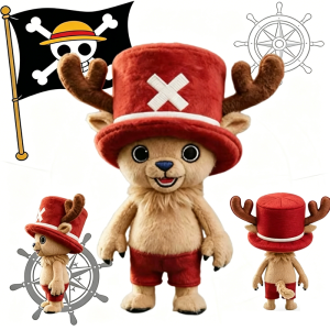 Bandai | One Piece Tony Tony Chopper Plush Toy A Cute Cartoon Anime Movie Merchandise 26cm Plush Doll Perfect As A Festive Gifts