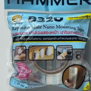 Hammer 8320 เทปเจลสองหน้า กาวสองหน้า เทป กาว เทป เทปกาว2หน้า นาโน กาว2หน้า YC