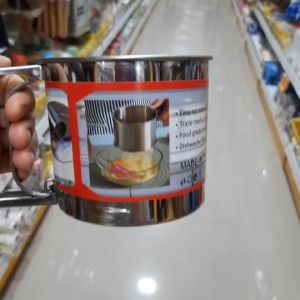 พร้อมส่ง ที่ร่อนแป้ง ที่ร่อนแป้งมือบีบ  flour sifter แบบสแตนเลส ตะแกรงร่อนแป้ง แบบมือบีบ แข็งแรง ทนทาน ใช้งานง่าย