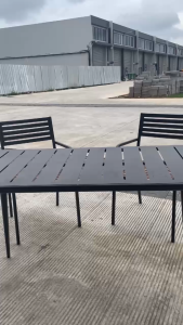 Meja finch teras taman meja makan meja luar ruangan furnitur taman