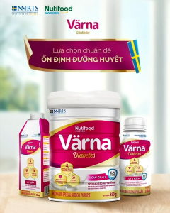 Sữa Bột Pha Sẵn Varna Diabetes (Thùng 12 hộp giấy x 237ml) - Hỗ Trợ Ổn Định Đường Huyết