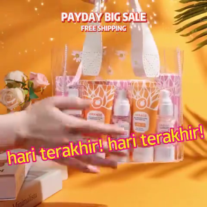 GMEELAN 3PCS Set ﻿GMEELAN Orange Exfoliating Gel +GMEELAN Gluta Whitening Day Cream Pemutih+ GMEELAN Krim Pemutih Ketiak Sakura Underarm Whitening Cream Smoothing