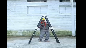REAIM Aluminum Ladder 12FT/16F/20FT Foldable Ladder heavy duty step ladder 3.7/4.7/5.7M folding multifunctional anti slip
