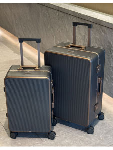 Aluminum Frame Luggage Bag 20 Inch Large Capacity Travel Suitcase 24 Inch Pull Rod Password Box Small Boarding Box All Direction Wheels