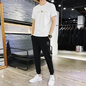 Pierre Cardin Mens Sportswear Set Summer New Casual Short Sleeve Shorts Handsome Match One Piece Polyester Fiber 100%