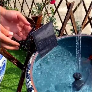 Emika Choice Solar Powered Fountain Spray Adapters Energy Saving Water Pump For Pond Garden