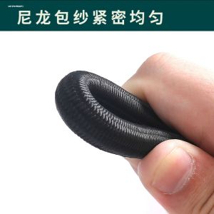 Black Elastic Rope Shoe Cover Binding Line Thick Thin Badminton Net Chair Hanging Tag Bungee Cord Fashionable Accessory