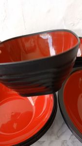 12 pcs paket hemat mangkuk ramen serbaguna model jepang 4 model