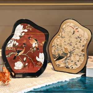 New Chinese Style Crow Bringing Fortune Living Room Decorative Painting TV Cabinet Desktop French Style Display Picture