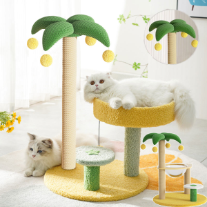 Cat Climbing Frame with Ball Cat Climbing Tree Cat Climbing Toy Transparent Space Capsule Pet Supply