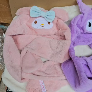 Mũ lông liền khăn quàng cổ KUROMI siêu mềm đẹp cho bé