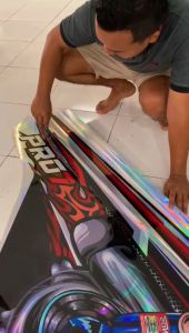 GB 04 - STIKER DECAL MOBIL GRANMAX MINIBUS APV HIACE LUXIO BLINVAN ALPHARD GRATIS CUSTOM NAMA