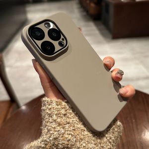 AO.HU | Magsafe Magnetic iPhone Case All-inclusive Camera Protection Sand Gold Matte