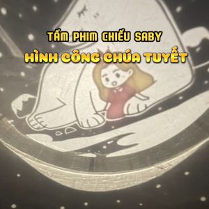 Tấm phim chiếu Saby hình Công chúa tuyết phim chiếu cho đèn chiếu sao Saby Dreamz và Saby Stories