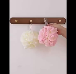 Spon Mandi Mutiara Flower: Bahan Lembut Shower Puff