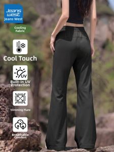 Jeanswest | Slim and Sun Protection Ice Silk Flare Pants