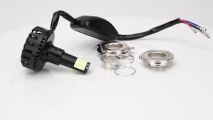 KEVANLY | 1x Motorcycle COB 8SMD Headlight 6000K white Hi/Low Beam with 3 types of interfaces Driving Light For RV ATV Scooter Fog Light