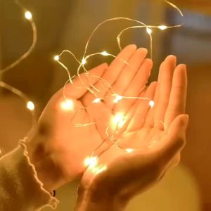 Christmas Lights 10 LED 1M Micro String Fairy decor led light christmas party decorations DIY Light strings HEIM