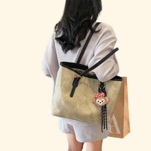 Túi Tote Denim Dung Tích Lớn Cho Nữ Túi Xách Đeo Vai Thường Ngày Túi Xách Cho Học Sinh Túi Xách Công Sở Phong Cách Mới 2025