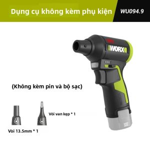 Quạt Thổi Bụi Không Chổi Than WORX WU094 12V Tốc Độ Vô Cấp An Toàn ESD Quạt Turbo Hiệu Quả Cho Việc Làm Sạch