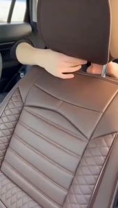 Kia Special Leather Car Seat Covers Full Coverage Premium Waterproof Leather Car Seat Protector for kia Rio Vista PicantoSoluto Sportage Stonic Pride