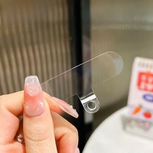 Durable T-Shape Phone Strap Clip Transparent Fixed Pad Lightweight Anti-Loss Phone Accessory for Men And Women Fashionable