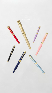 Personalized DIY Name LOGO Metal Pen Gift Box Men Women Business Signature Pen