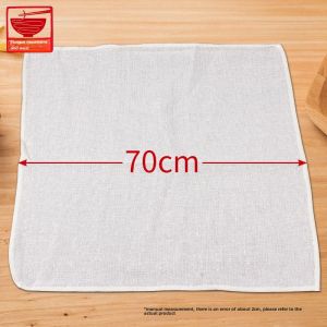 Steamer Cloth Non-Stick For Home Food Grade Pure Cotton Gauze Steamed Buns Steamer Mat Thick and High Temperature Resistant Tray Cloth