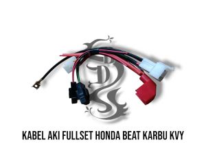 Kabel Aki Accu Beat Karbu Kvy Fullset Soket Bendik Stater plus Rumah Sikring