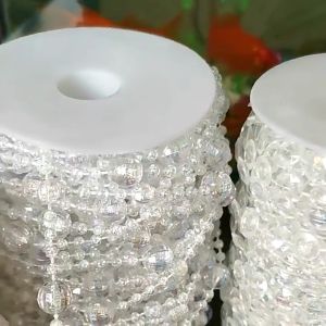 PARA 20M/30M Garland Diamond Acrylic Crystal Bead Curtain Wedding DIY Party Decor
