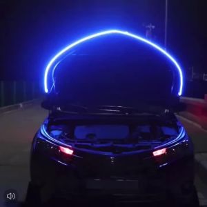 LED Car Hood Atmosphere Lght Strip Waterproof Auto Exterior Decoration Lighting Decorative Headlights Ambient Lamp 12V Universal