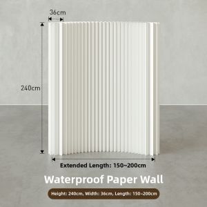 SHIBAZHI | Waterproof Moisture-proof High Partition Paper Wall Screen Stretchable Shaping