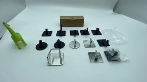 1Pcs/4Pcs 304 Stainless Steel Hook Without Punching Kitchen Wall Nail Wall Hanging Extended Adhesive Hook Single Hook Long Hook