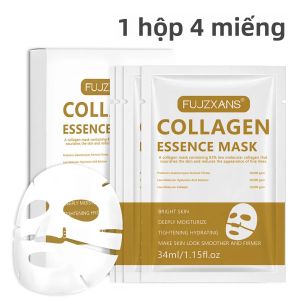Mặt Nạ Ngủ Collagen Chống Lão Hóa Cho Nữ Gel Dưỡng Ẩm Giúp Da Mịn Màng Và Săn Chắc Hơn Bộ 4 Miếng