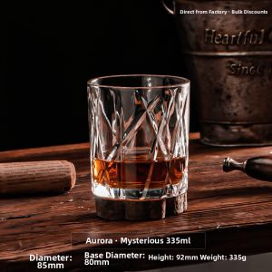 MOLORE | Elegant Engraved Whiskey Glass Barware Set