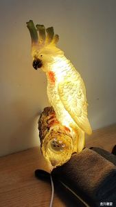 SXH  Outdoor Animal Modeling Lamp Courtyard Lighting Park Decoration Owl Parrot Lamp Lawn Simulation Bird Hanging Tree Lamp