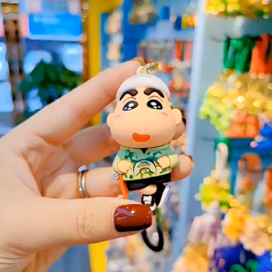 Gantungan Kunci Crayon Shinchan Sinchan Shin-Chan Sincan Gantungan Tas Keychain