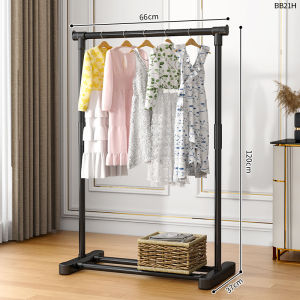 SANGMO | Floor-standing Folding Movable Clothes Rack