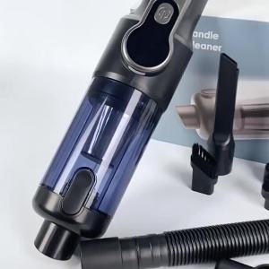 Wireless Handheld Mini Car Vacuum Cleaner Brushless Motor One Button Dust Dump LED Light Retractable Tube ForCar Home Office Pet