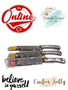 Pisau stainlees /pisau dapur/pisau buah/pisau roti /gagang stainlees