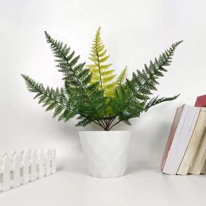 Daun Pakis Gelombang Cabang 9 & Daun Artificial Palem Plastik