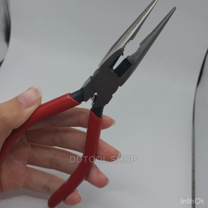 KEIBA คีมปากแหลม T-316S 6นิ้ว (จับน็อต) Made in Japan