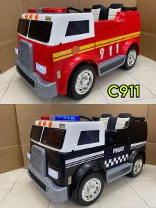 911 lorry for kids ride on bomba fire truck police truck