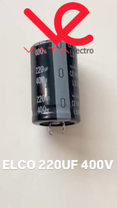 KAPASITOR ELCO 220UF 400V (1 BUAH) KAPASITOR CAPACITOR ELKO KAPASITOR 220 UF 400 V ups