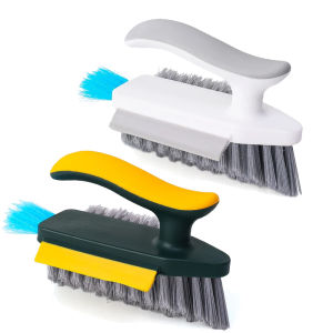 1/2pc 4-in-1 V-Shape Scrubber Brush Bathroom Gap Clean Brush Multi-Purpose Corner Tile Floor Gap Window Groove Cleaning Tool