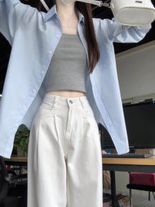 YIWEIYI | Summer Soft Cotton Shirt