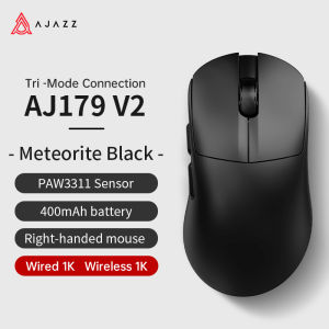 AJAZZ | Chuột Chơi Game Macro Công Thái Học AJAZZ AJ179 - Nhẹ Có Dây & Không Dây Kết Nối Bluetooth 2.4GHz 26000 DPI Phù Hợp Cho PC Và Laptop