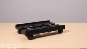 Adjustable CPU Stand with 4 Lockable Wheels - Fits Tower/Desktop CPU Holder for Office/Home Use